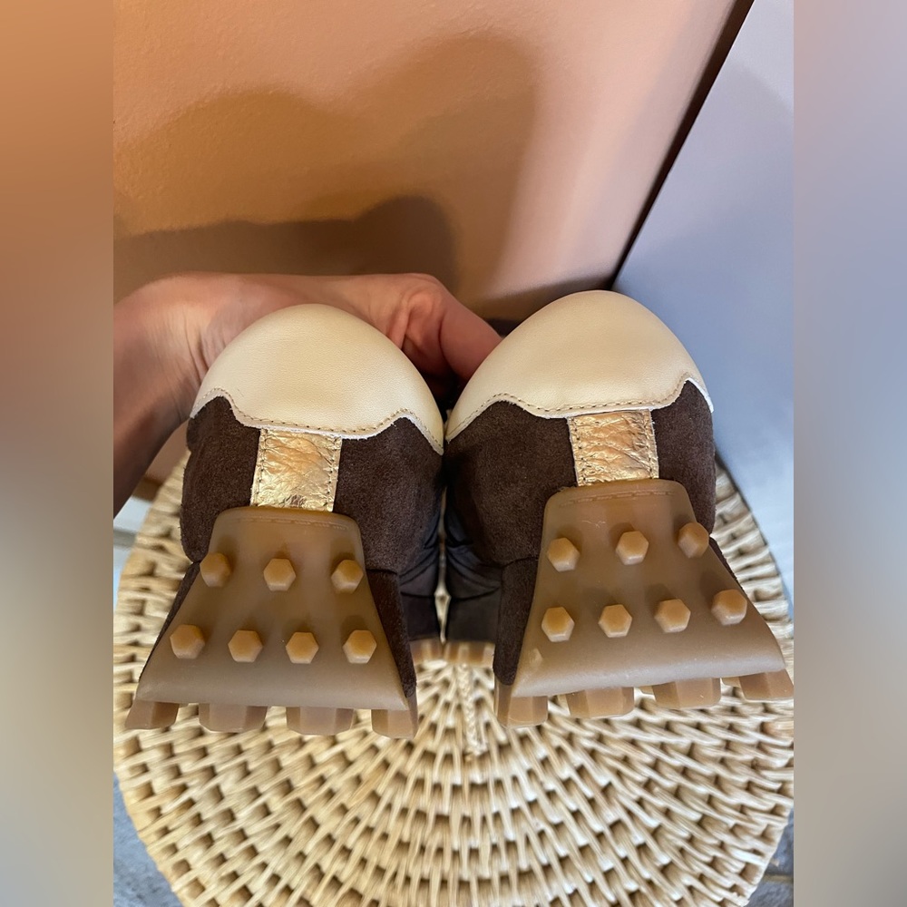 Dolce Vita Tricia Sneakers in Dk Brown Suede Chunky Retro Women’s Size 7 - Picture 7 of 11